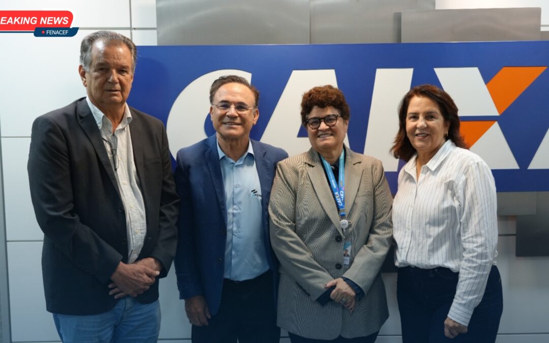 FENACEF intensifica agenda institucional em Brasília com visitas à CAIXA e à FUNCEF